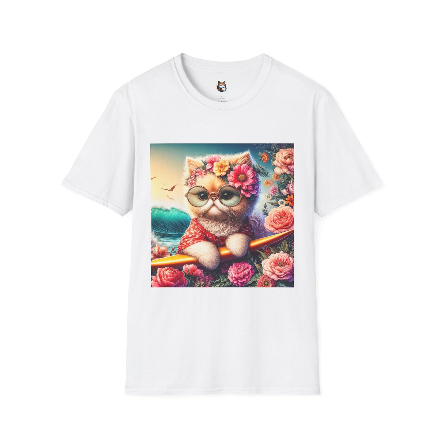 Selkirk Rex Cat T-Shirt beach babe