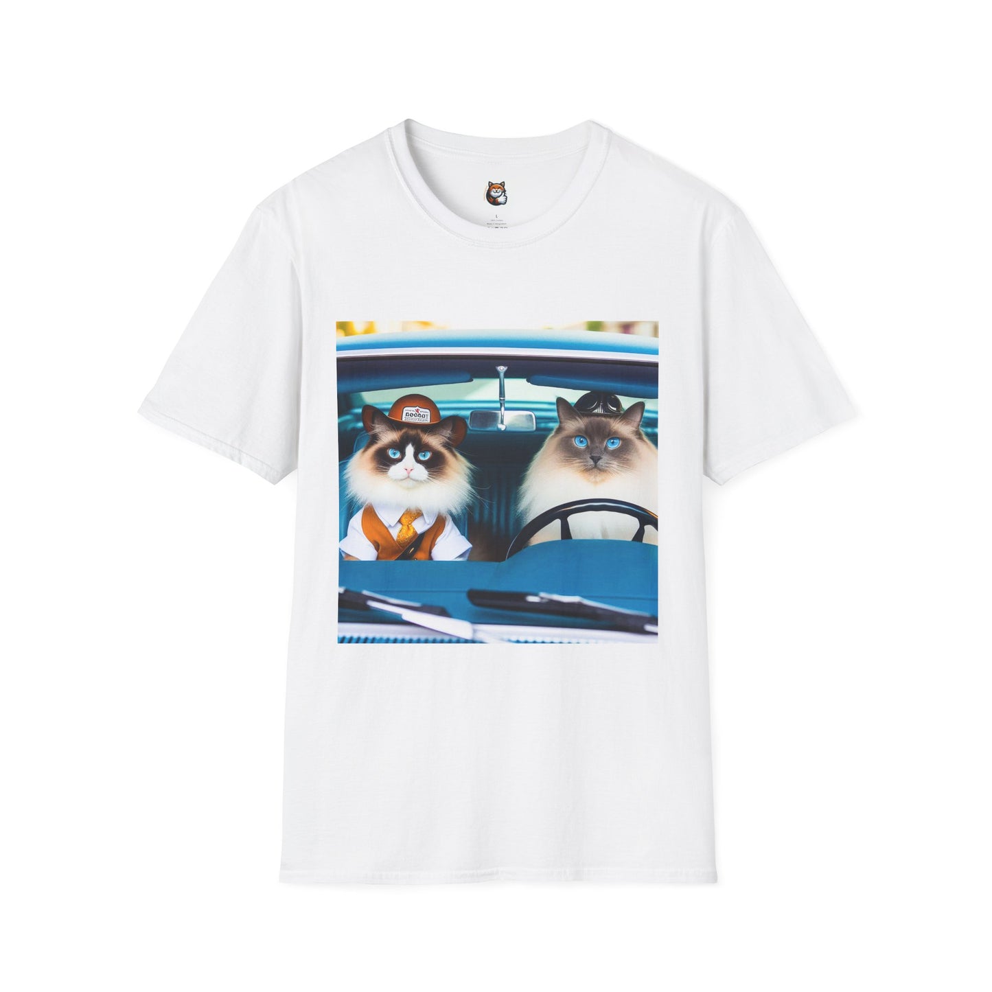 Wacky Ragdoll fun couple driving T-Shirt
