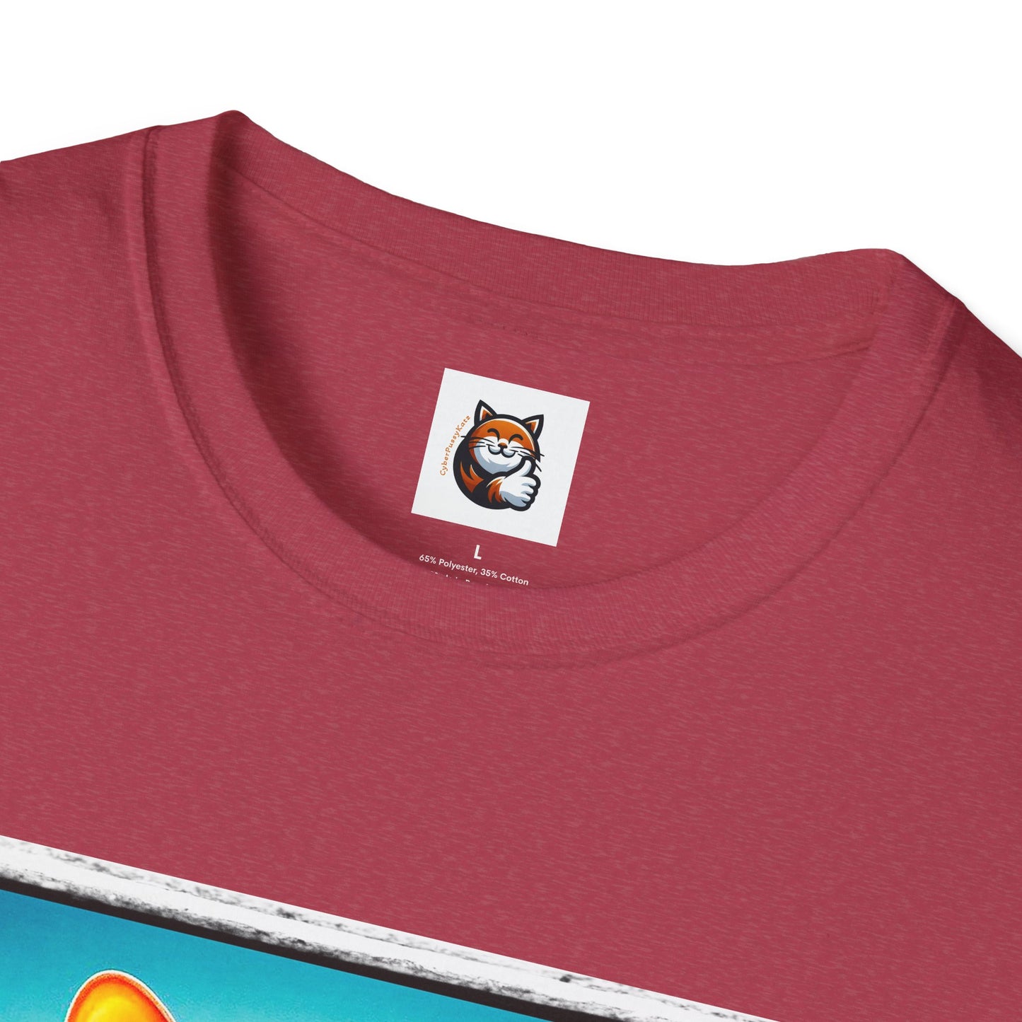 Cornish Rex Cat beach surfer  T-Shirt
