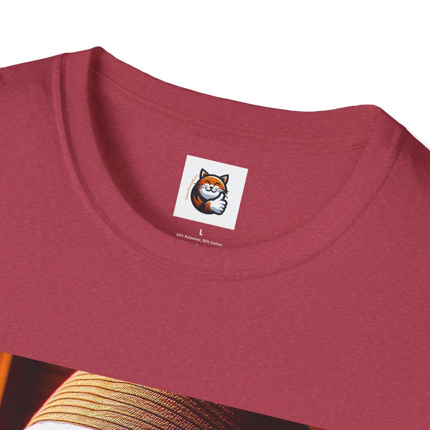 Russian Blue Cat hat and bow tie  T-Shirt