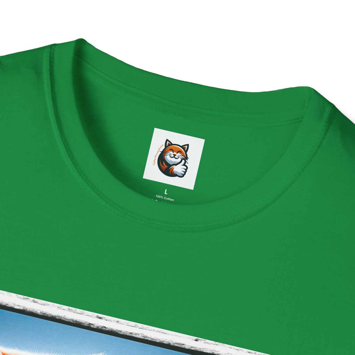 Wacky Exotic Shorthair Cat Unisex Softstyle T-Shirt