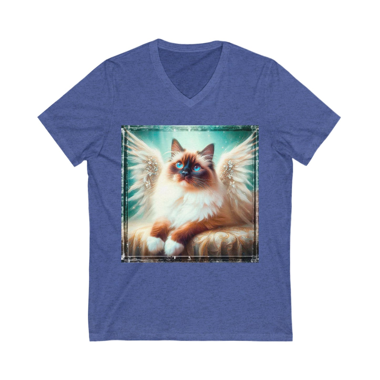Birman Unisex Jersey Short Sleeve V-Neck Tee