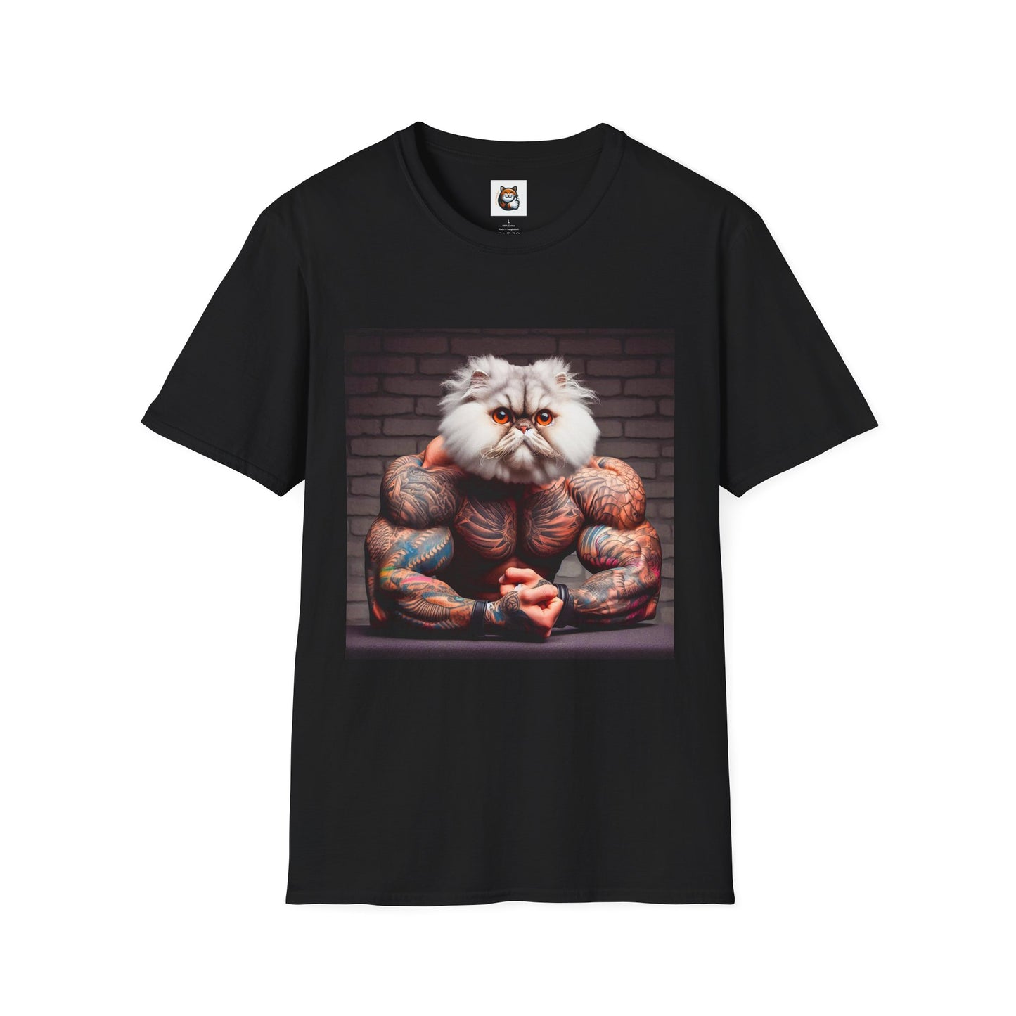 Selkirk Rex Cat T-Shirt arms
