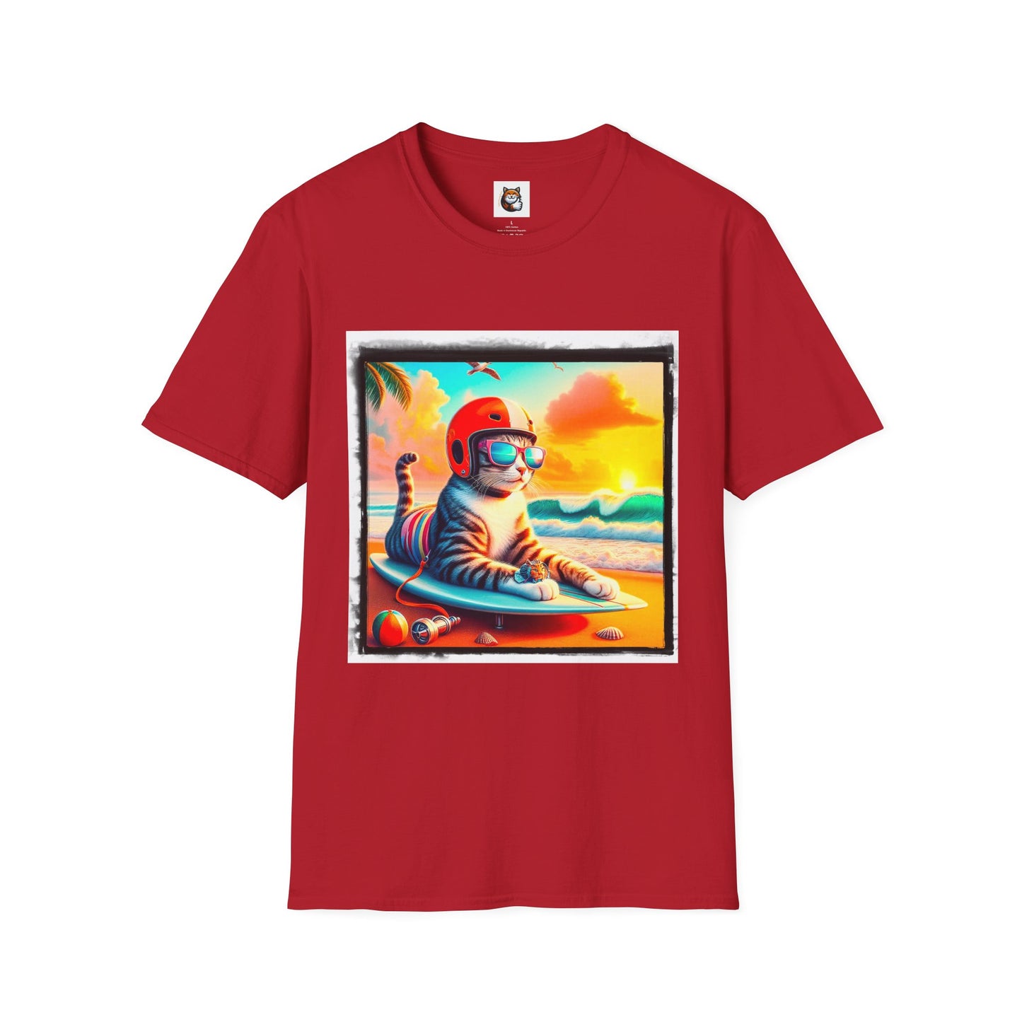 Domestic Cat Unisex Softstyle T-Shirt