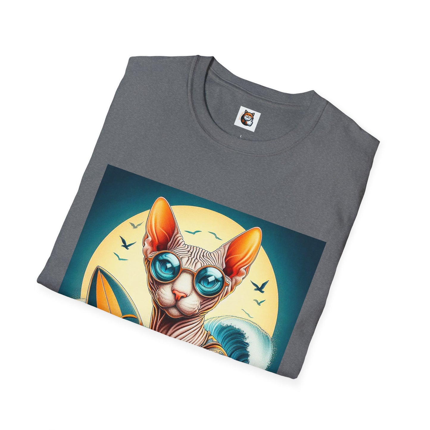 Sphynx Cat surfer