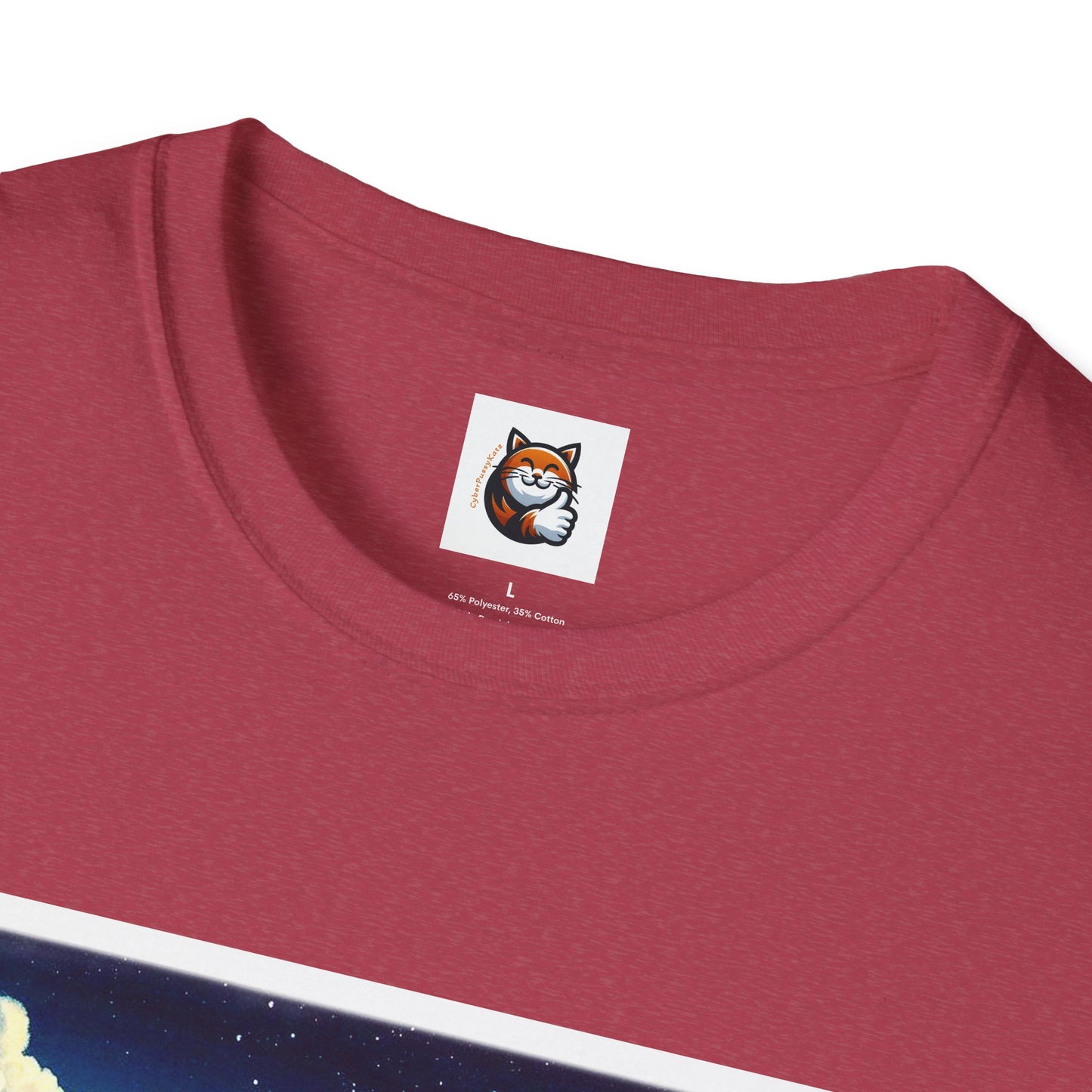 Wacky Exotic Shorthair Cat Unisex Softstyle T-Shirt