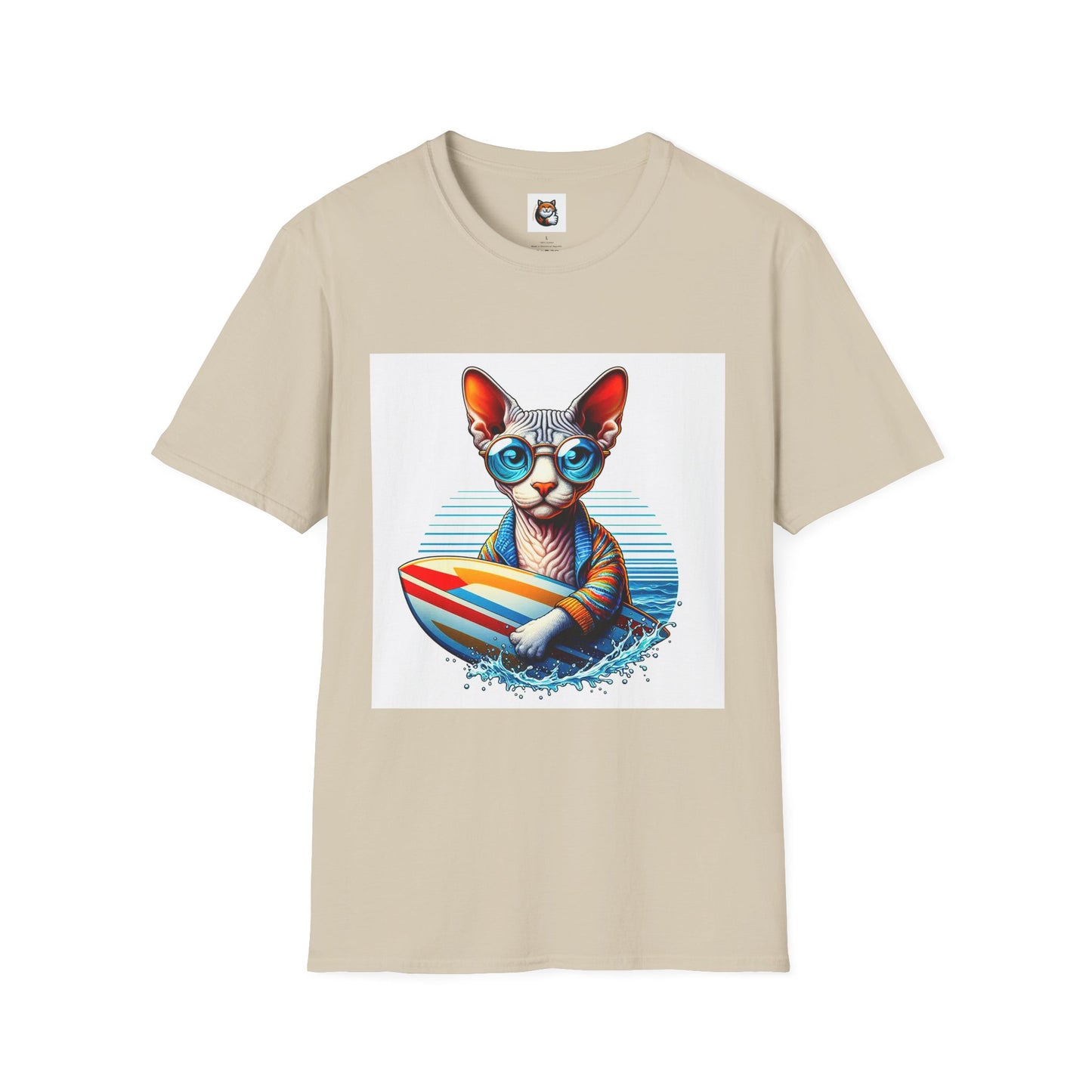 Devon Rex Cat Unisex Softstyle T-Shirt