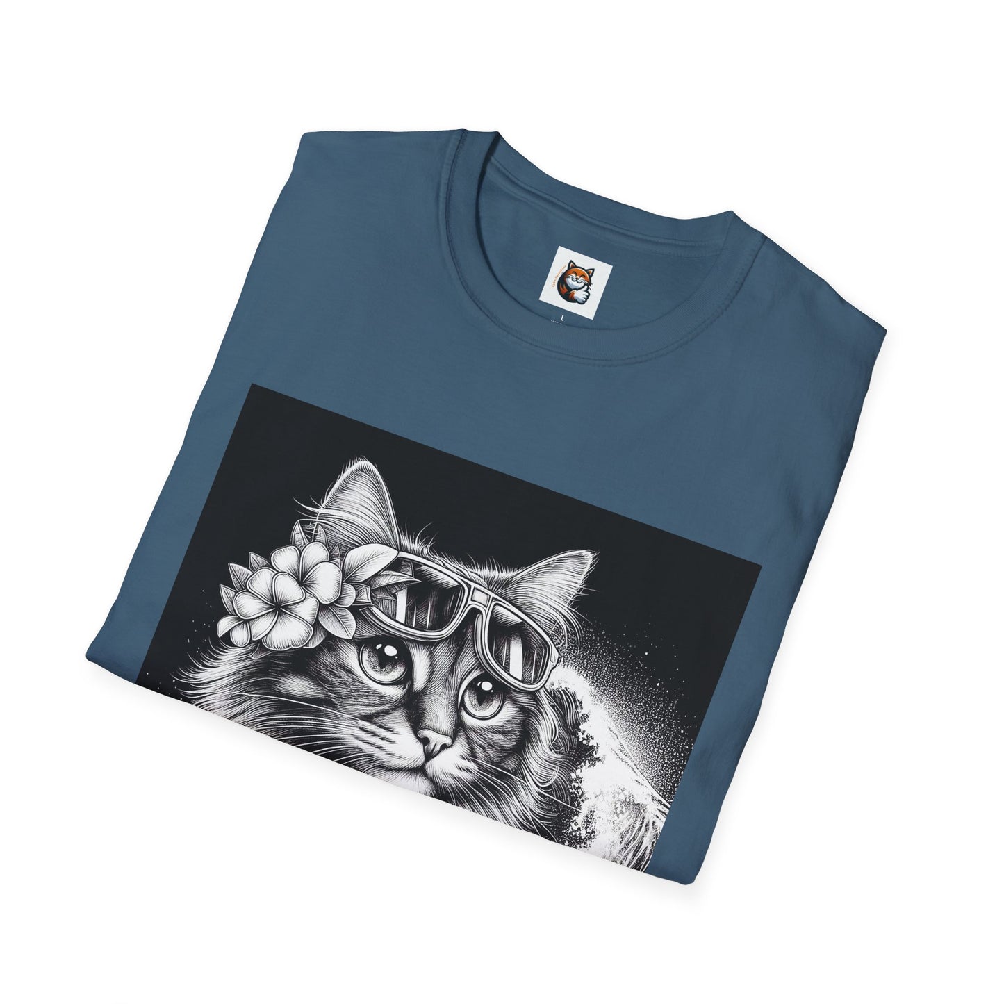 Domestic Cat black and white  T-Shirt