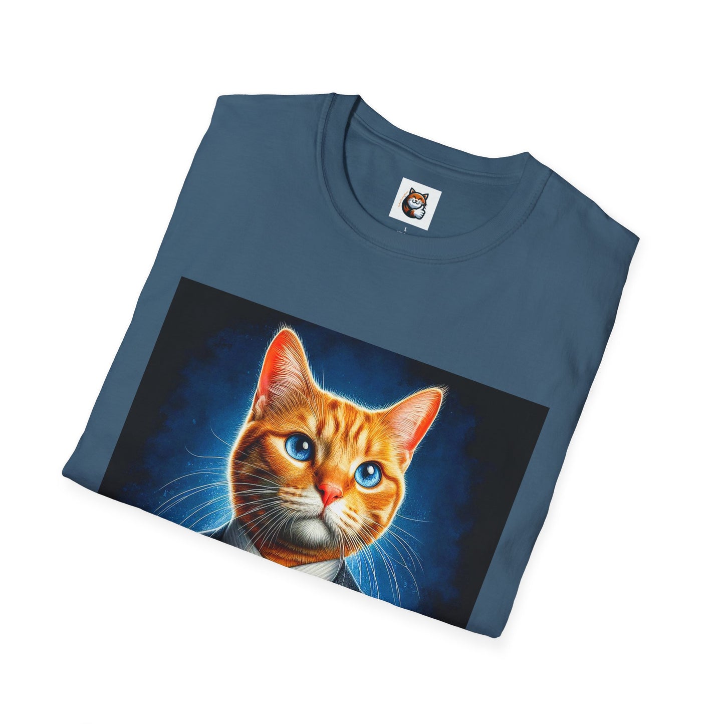 Domestic Cat Unisex suit and tie T-Shirt