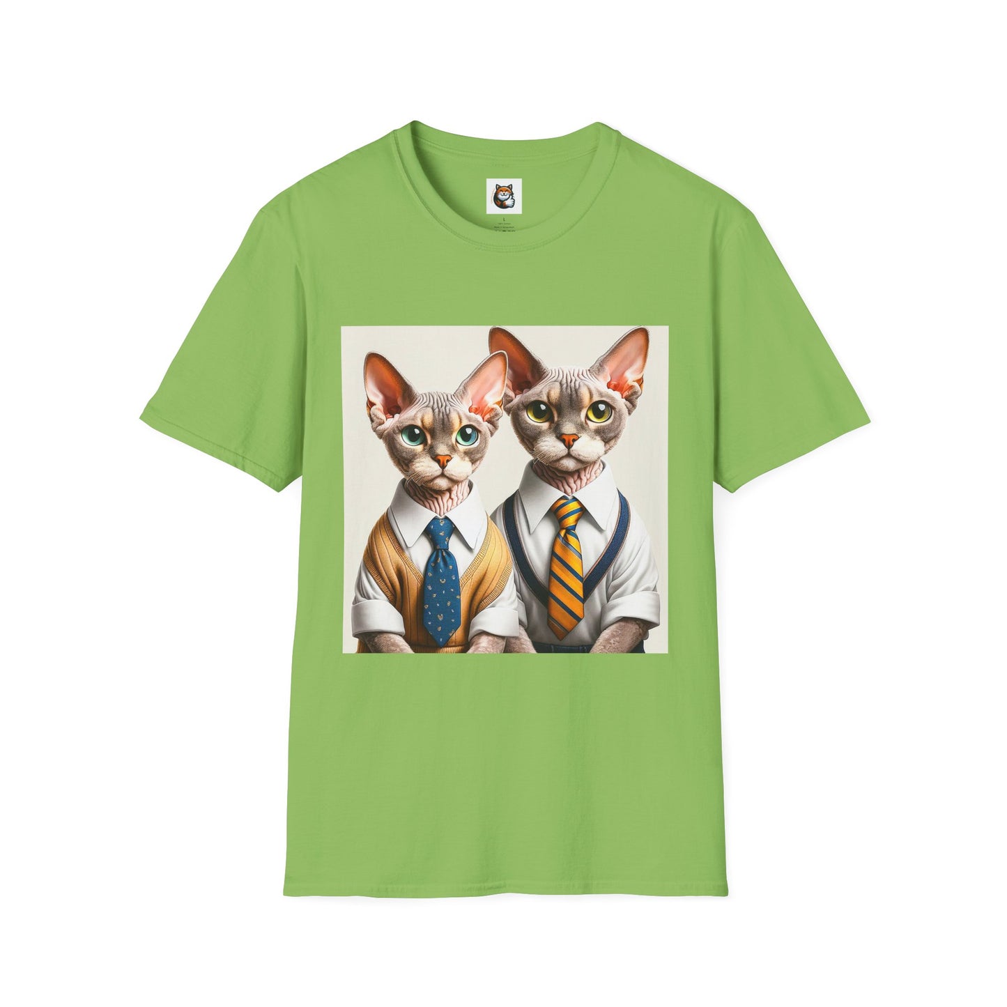Devon Rex Cat suits Softstyle T-Shirt