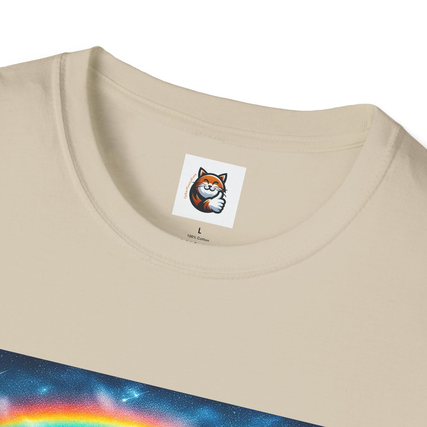 Selkirk Rex Cat T-Shirt  rainbow bridge