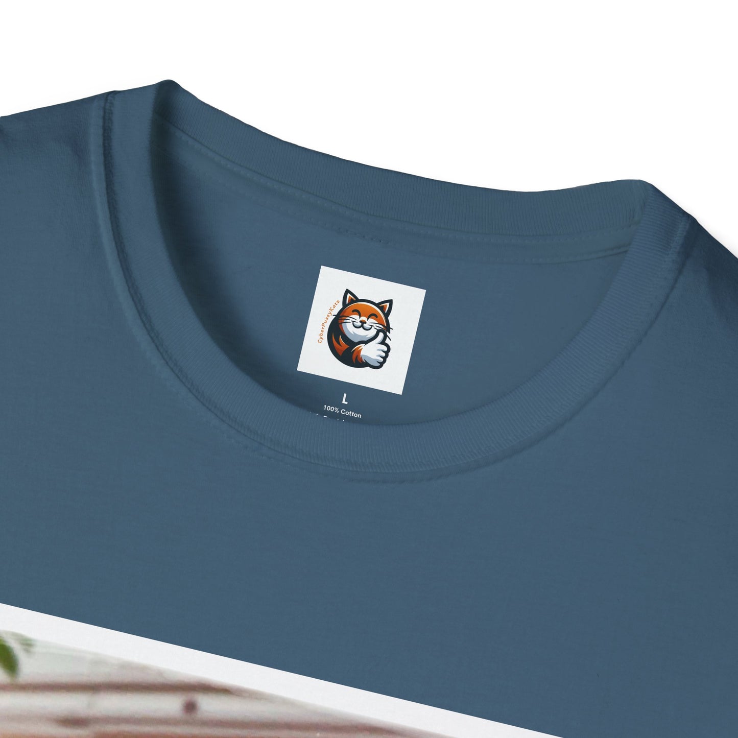 Wacky Exotic Shorthair Cat Unisex Softstyle T-Shirt