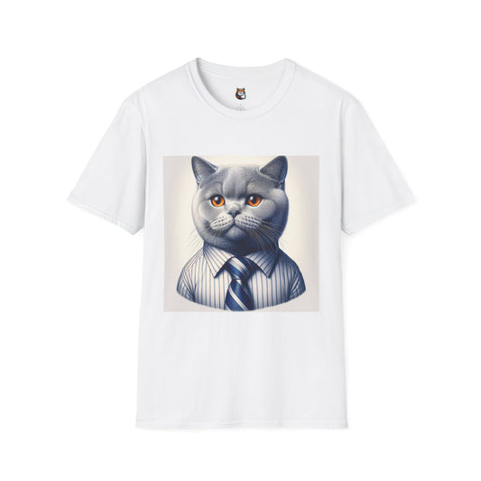 British Shorthair business professionals Softstyle T-Shirt