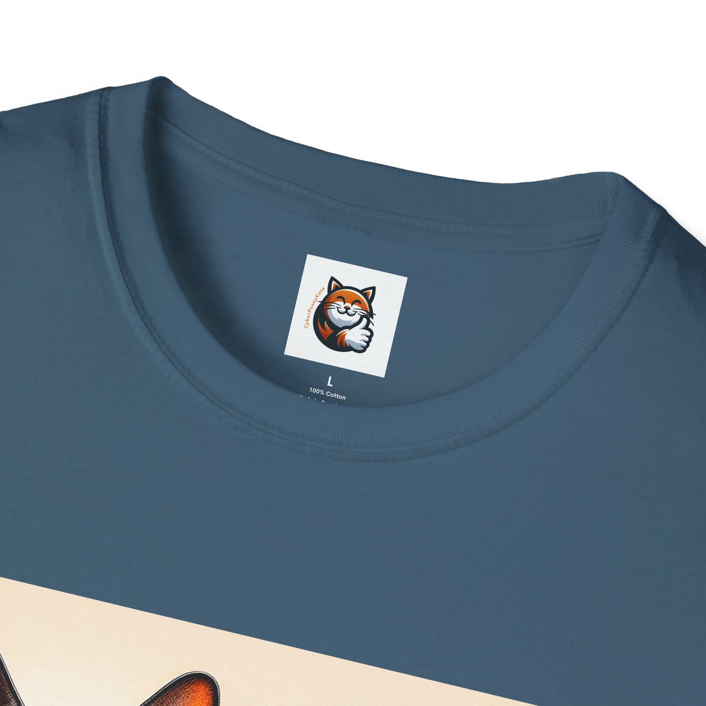 Wacky  Devon Rex Cool cats  Unisex Softstyle T-Shirt