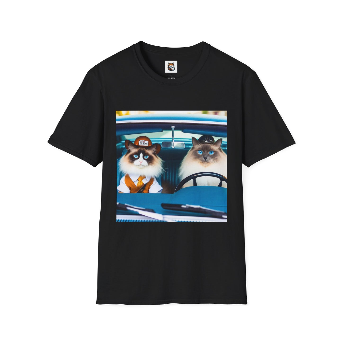 Wacky Ragdoll fun couple driving T-Shirt