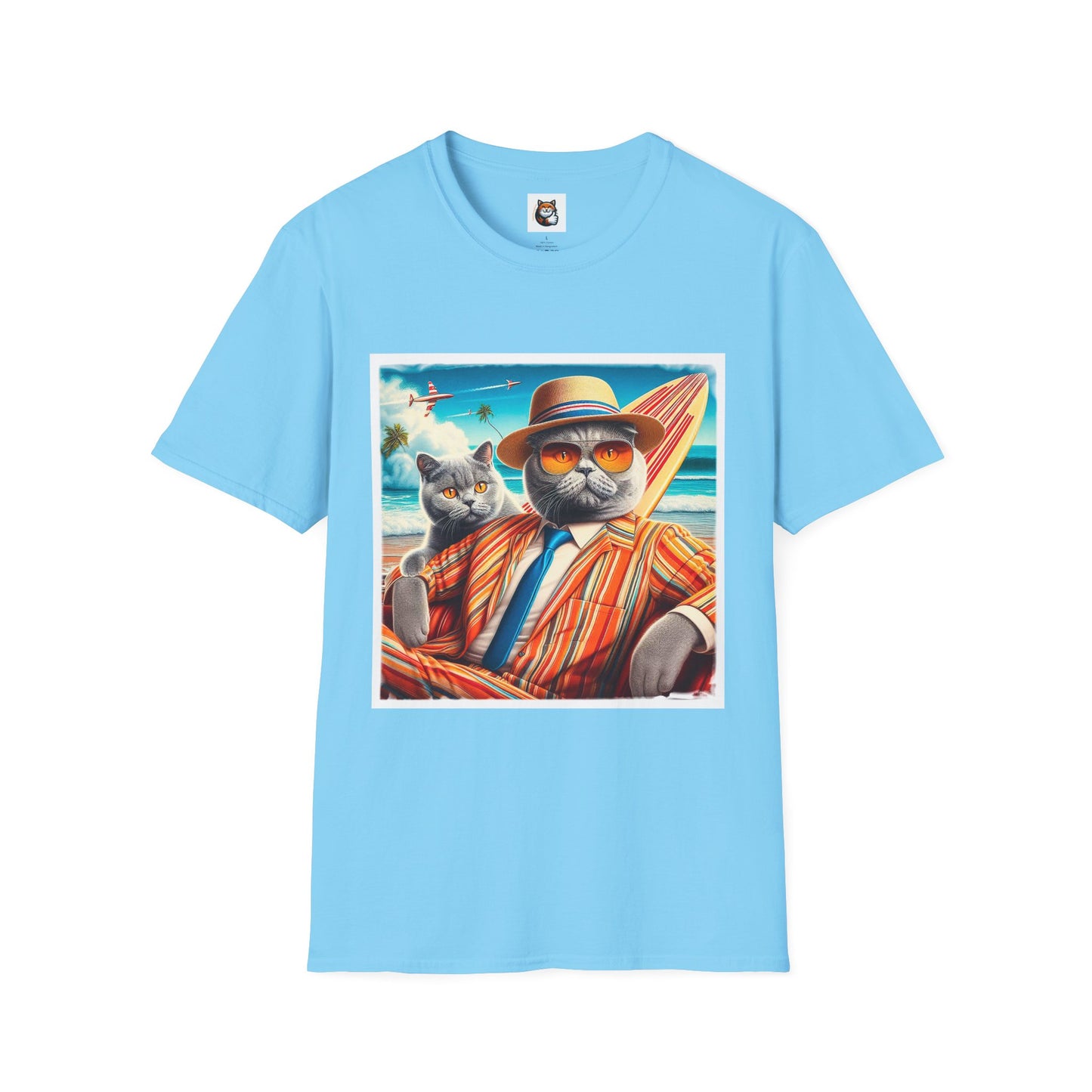 British Shorthair man in suit Softstyle T-Shirt