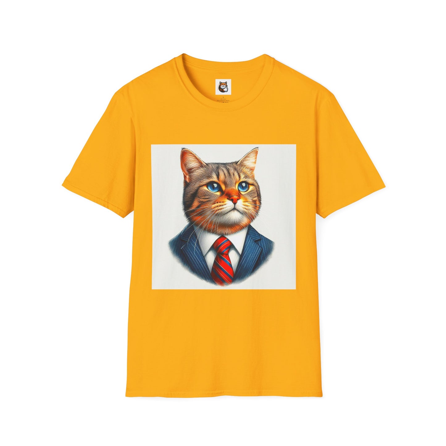Domestic Cat Unisex Softstyle T-Shirt