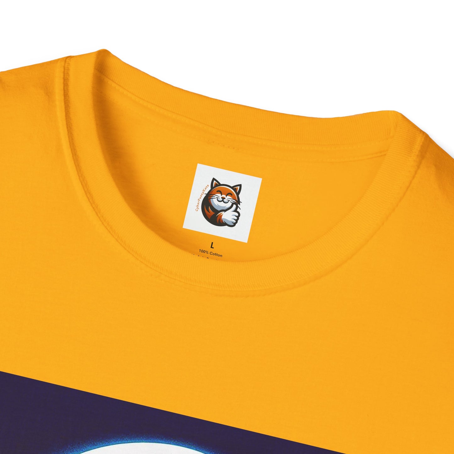 Russian Blue Cat Unisex Softstyle T-Shirt