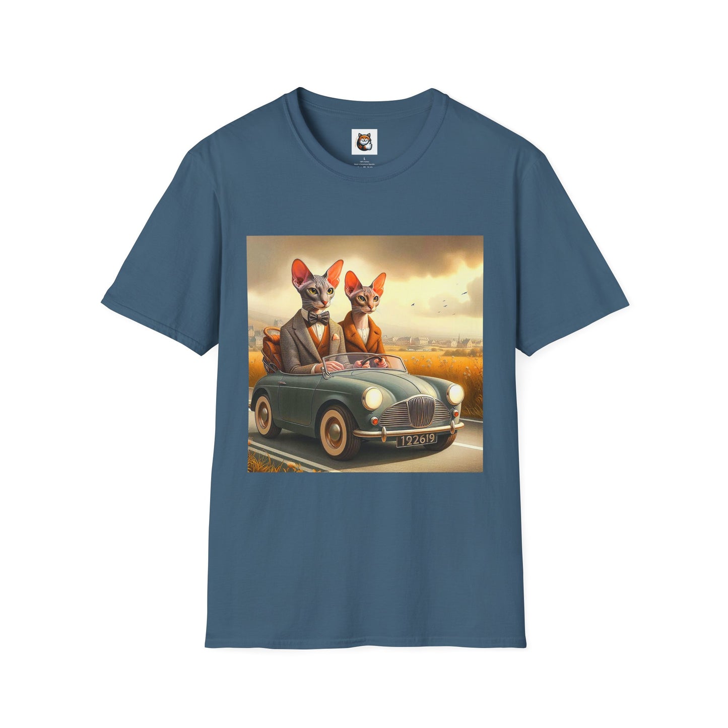 Wacky Oriental Shorthair Unisex Softstyle T-Shirt