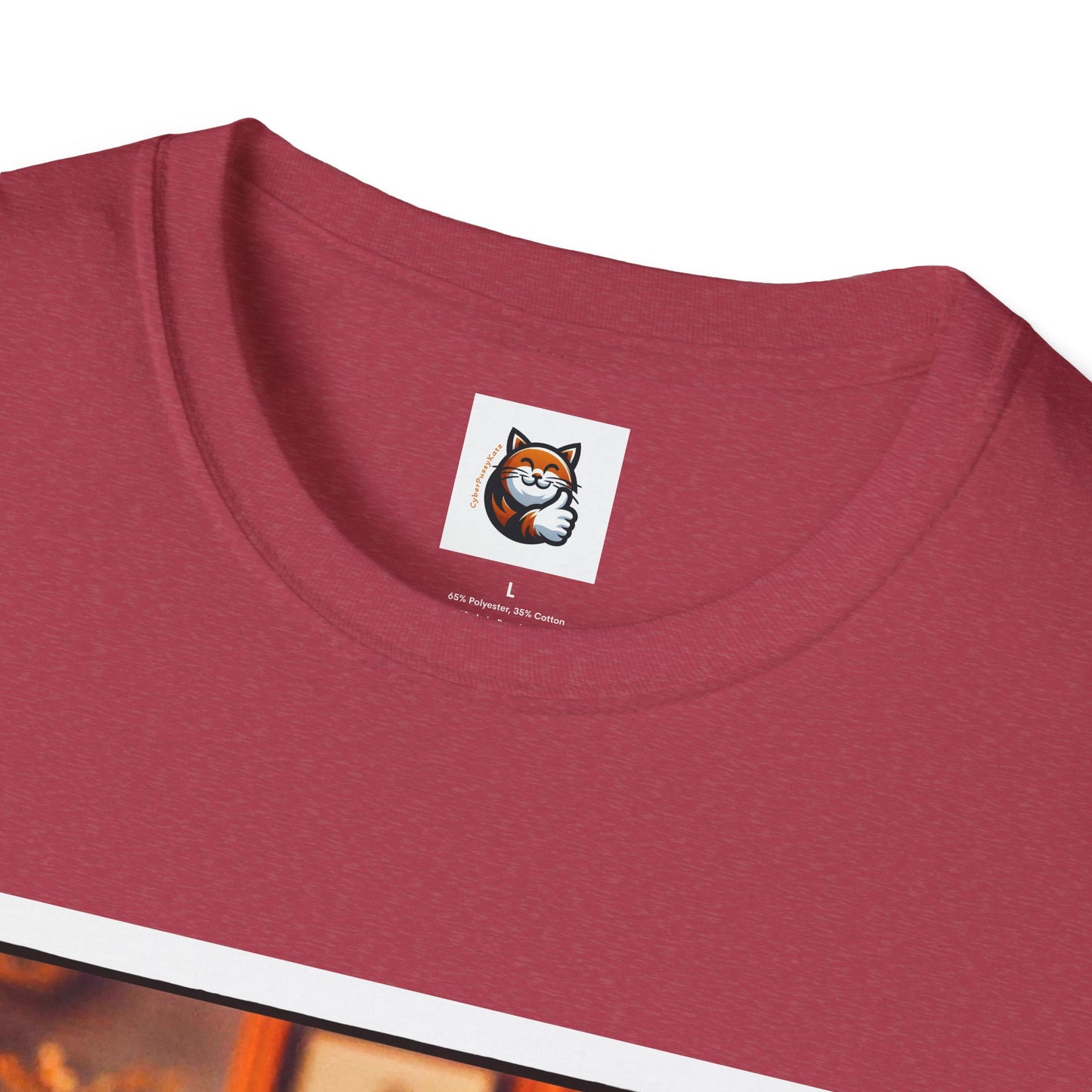 Devon Rex bow and tie Unisex Softstyle T-Shirt