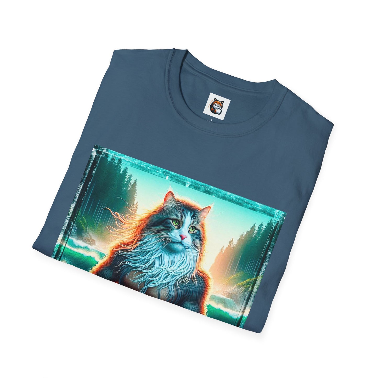 Norwegian Forest Cat Unisex Softstyle T-Shirt