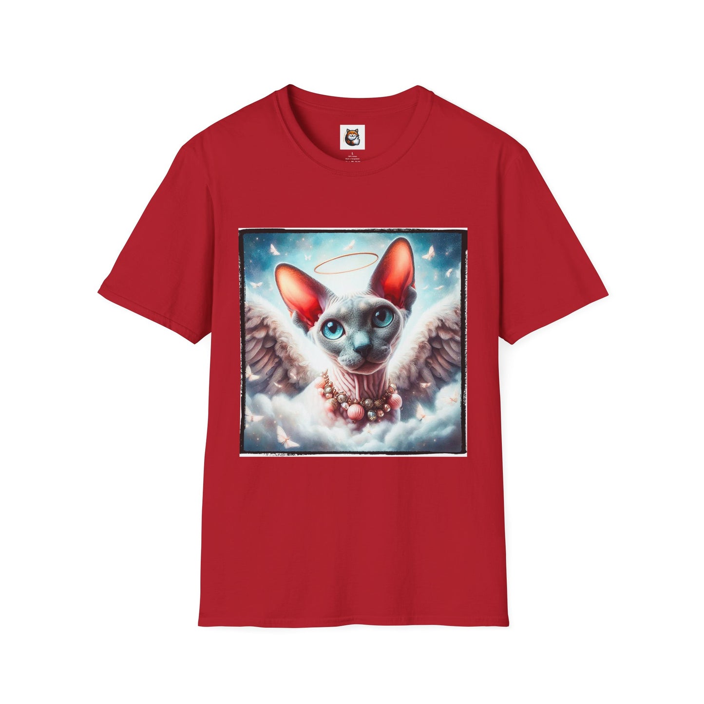 Cornish Rex Cat heavenly Angel  T-Shirt