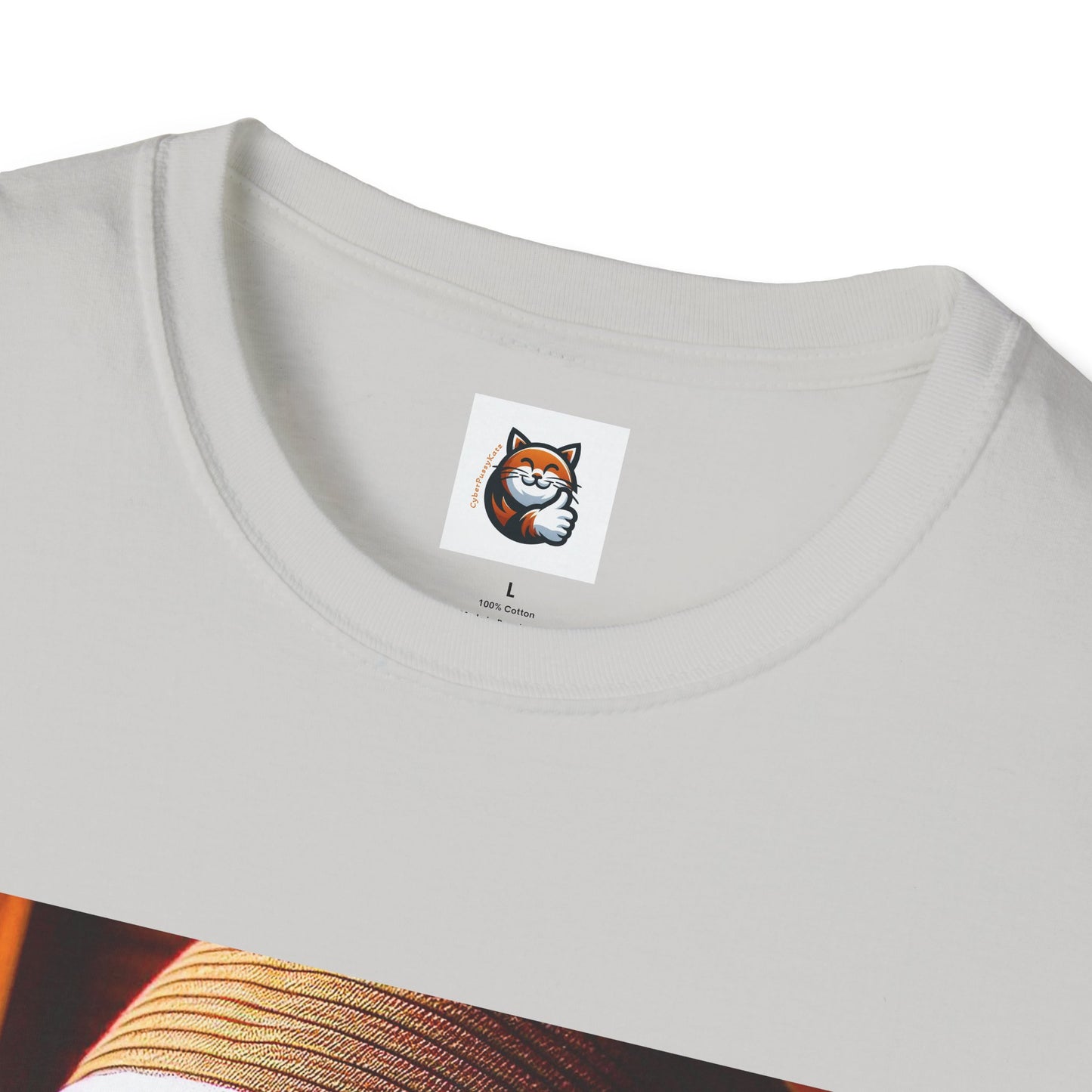 Russian Blue Cat hat and bow tie  T-Shirt
