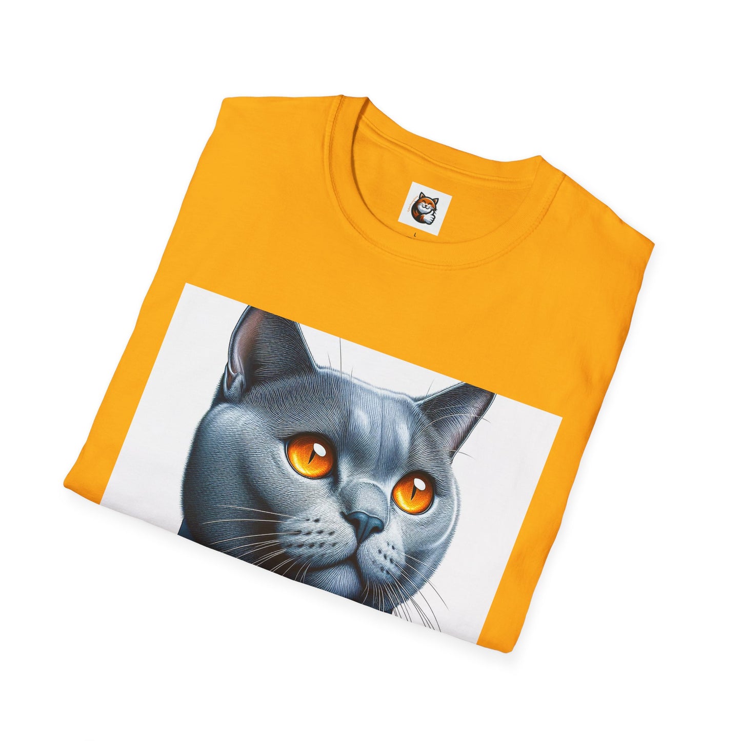Russian Blue Cat suit and tie  T-Shirt