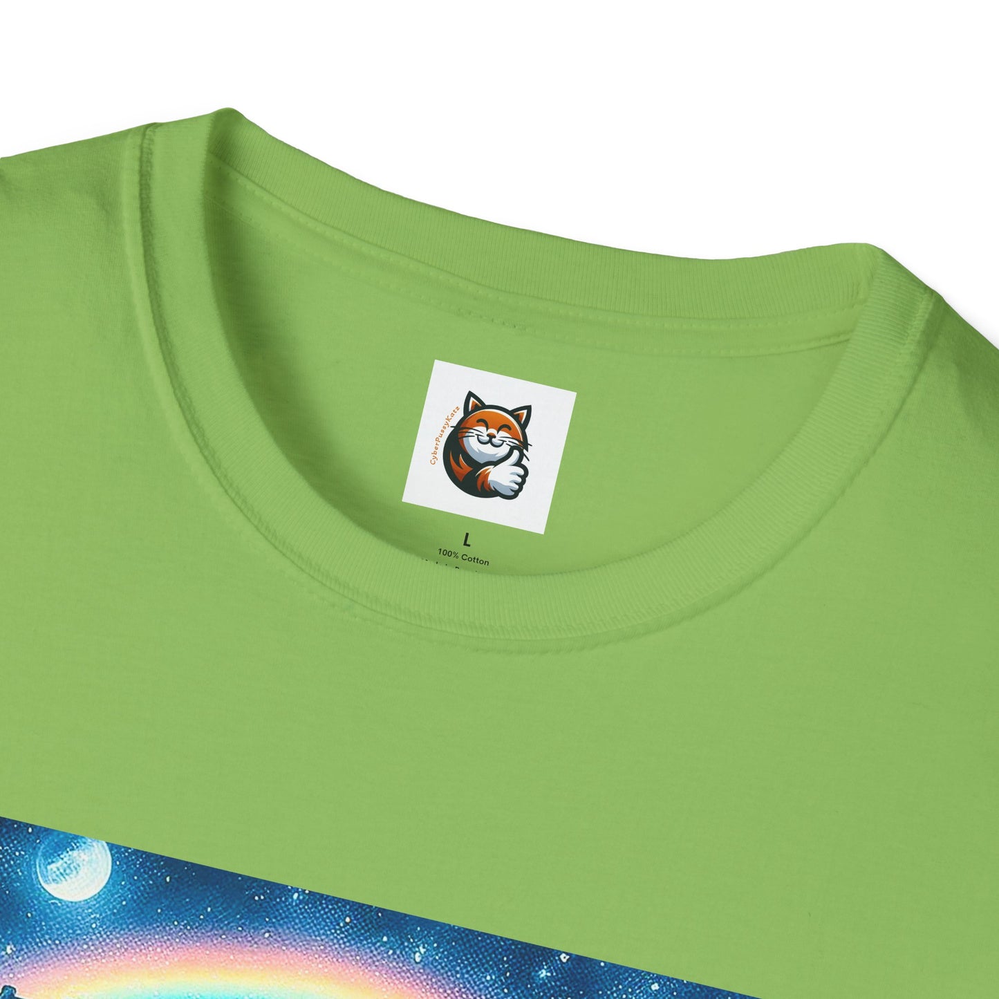 Russian Blue Cat Unisex Softstyle T-Shirt