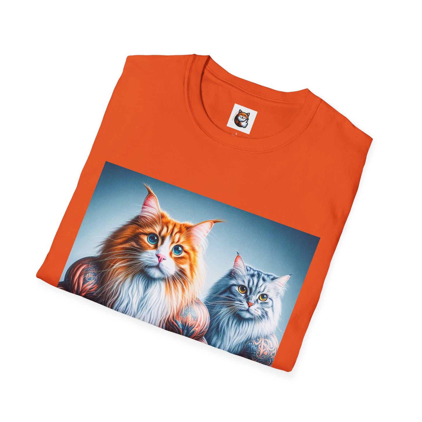 Norwegian Forest Cat Unisex Softstyle T-Shirt