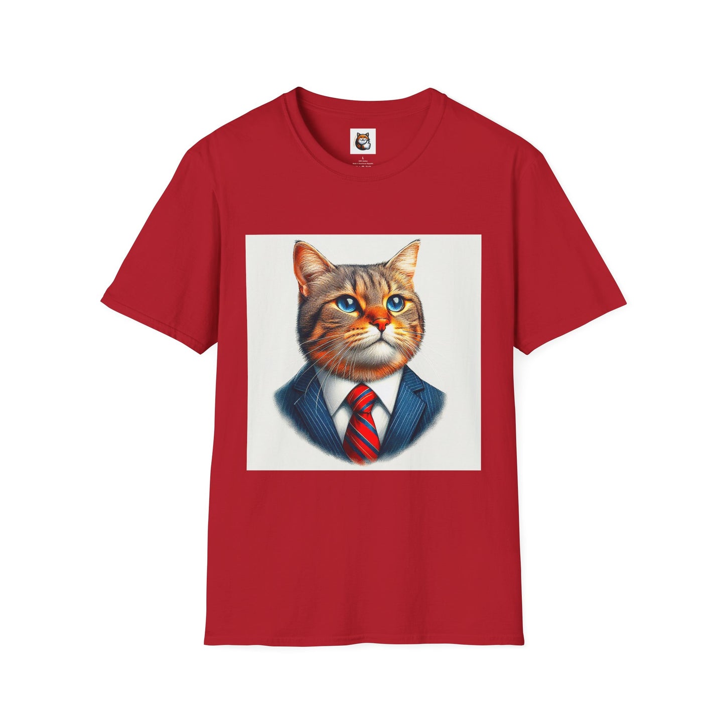 Domestic Cat Unisex Softstyle T-Shirt