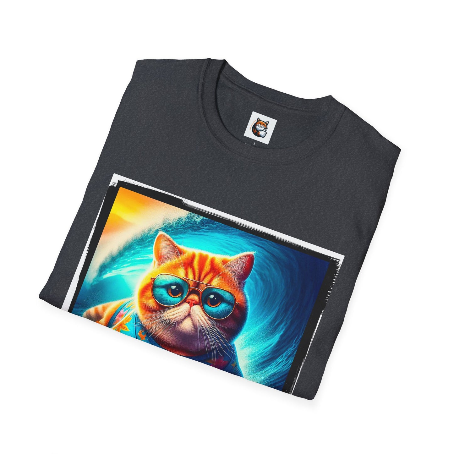 Exotic Shorthair Cat Unisex Softstyle T-Shirt