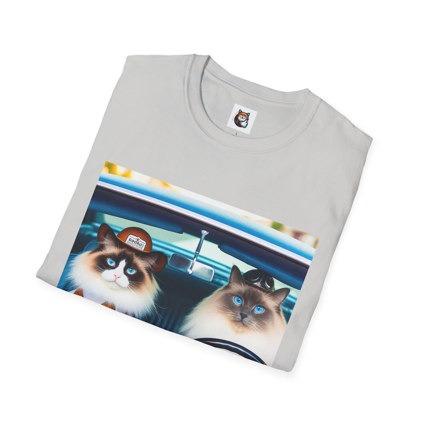 Wacky Ragdoll fun couple driving T-Shirt