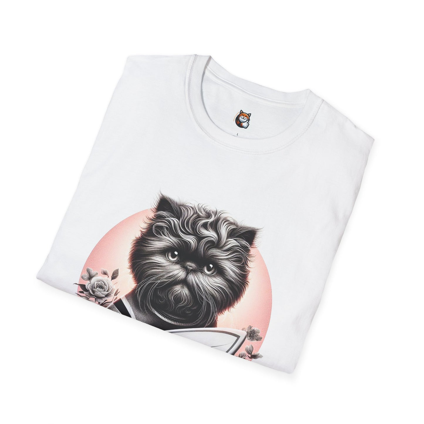 Selkirk Rex Cat T-Shirt fluffy surfer girl