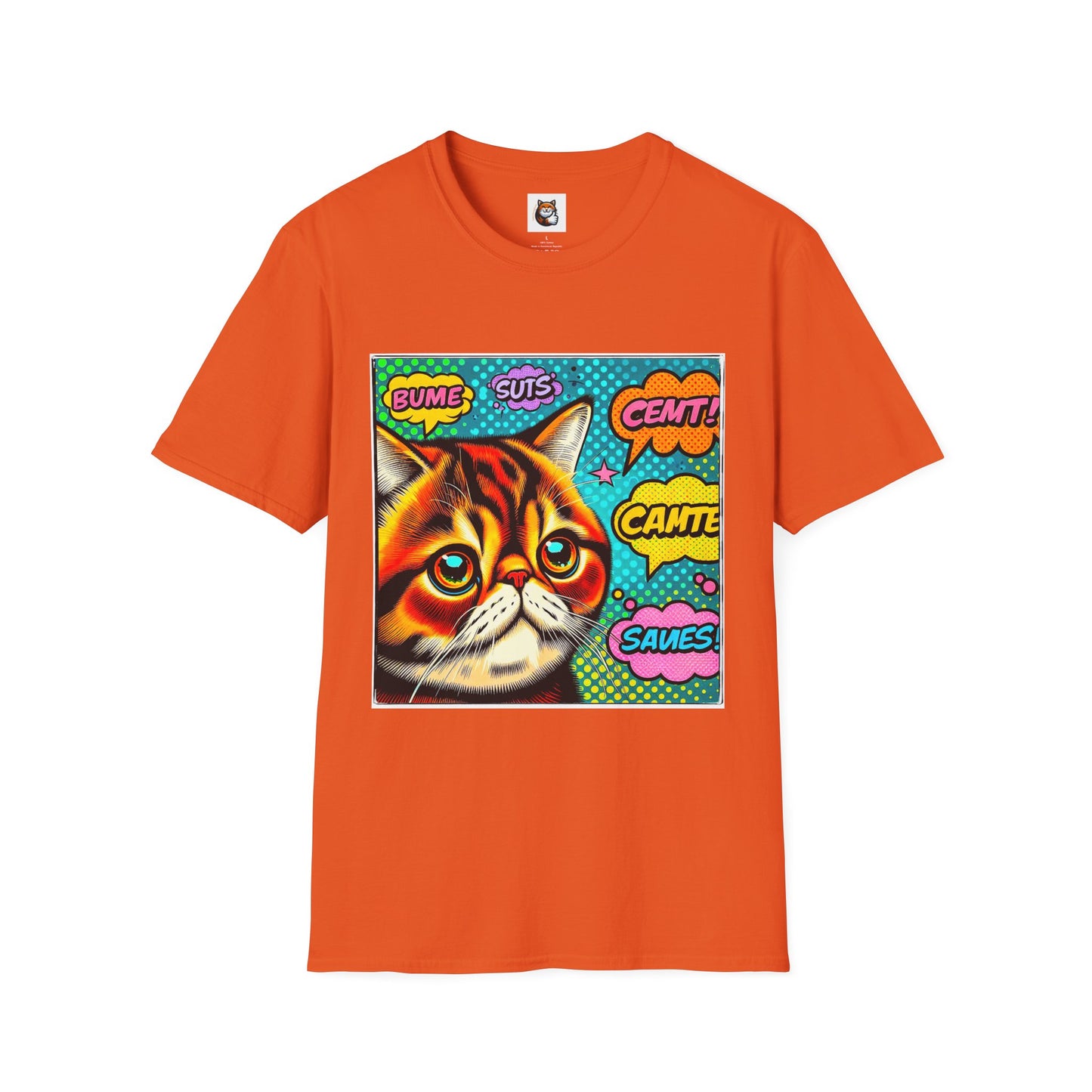 Exotic Shorthair Cat Unisex Softstyle T-Shirt