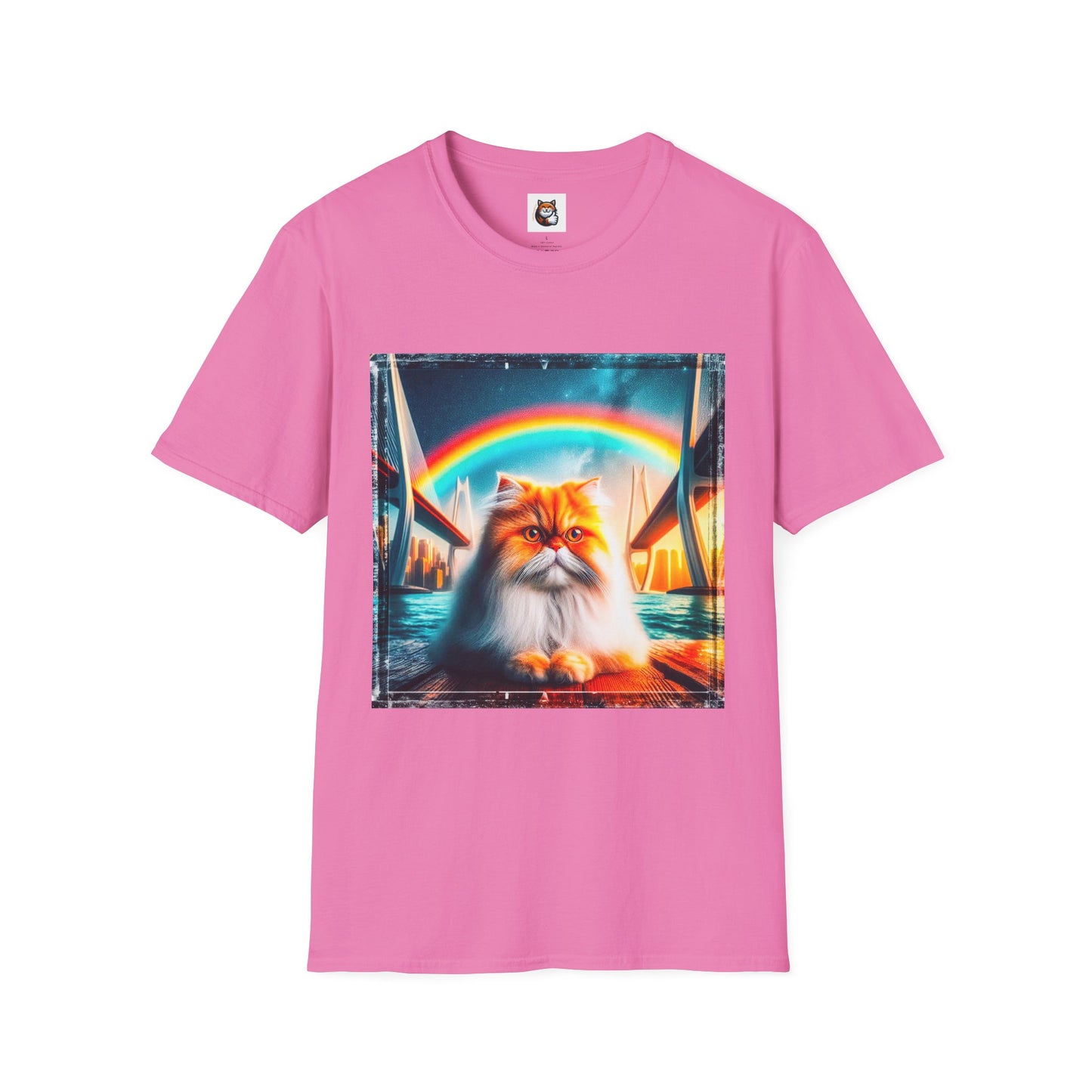 Persian Cat Unisex Softstyle T-Shirt
