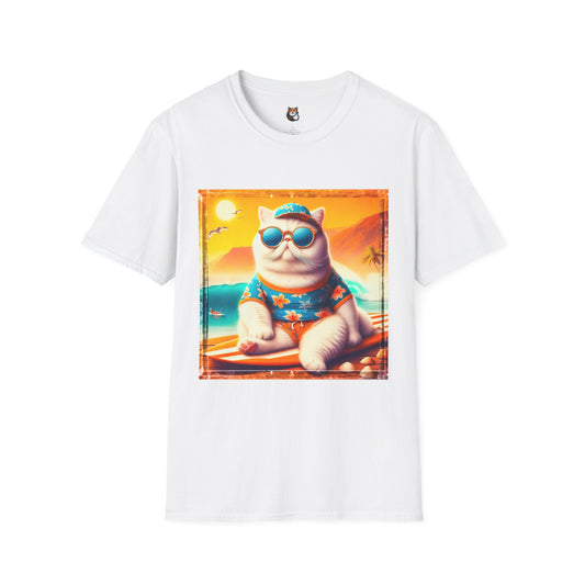 Exotic Shorthair Cat Unisex Softstyle T-Shirt