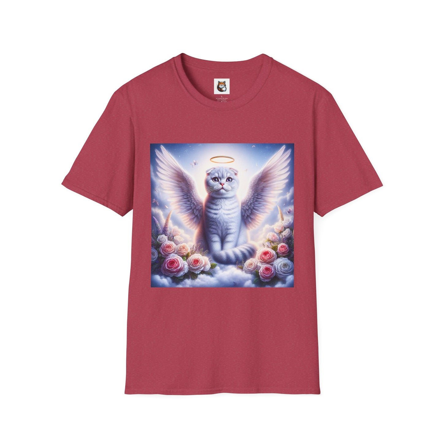 Scottish Fold Cat heavenly Angel T-Shirt