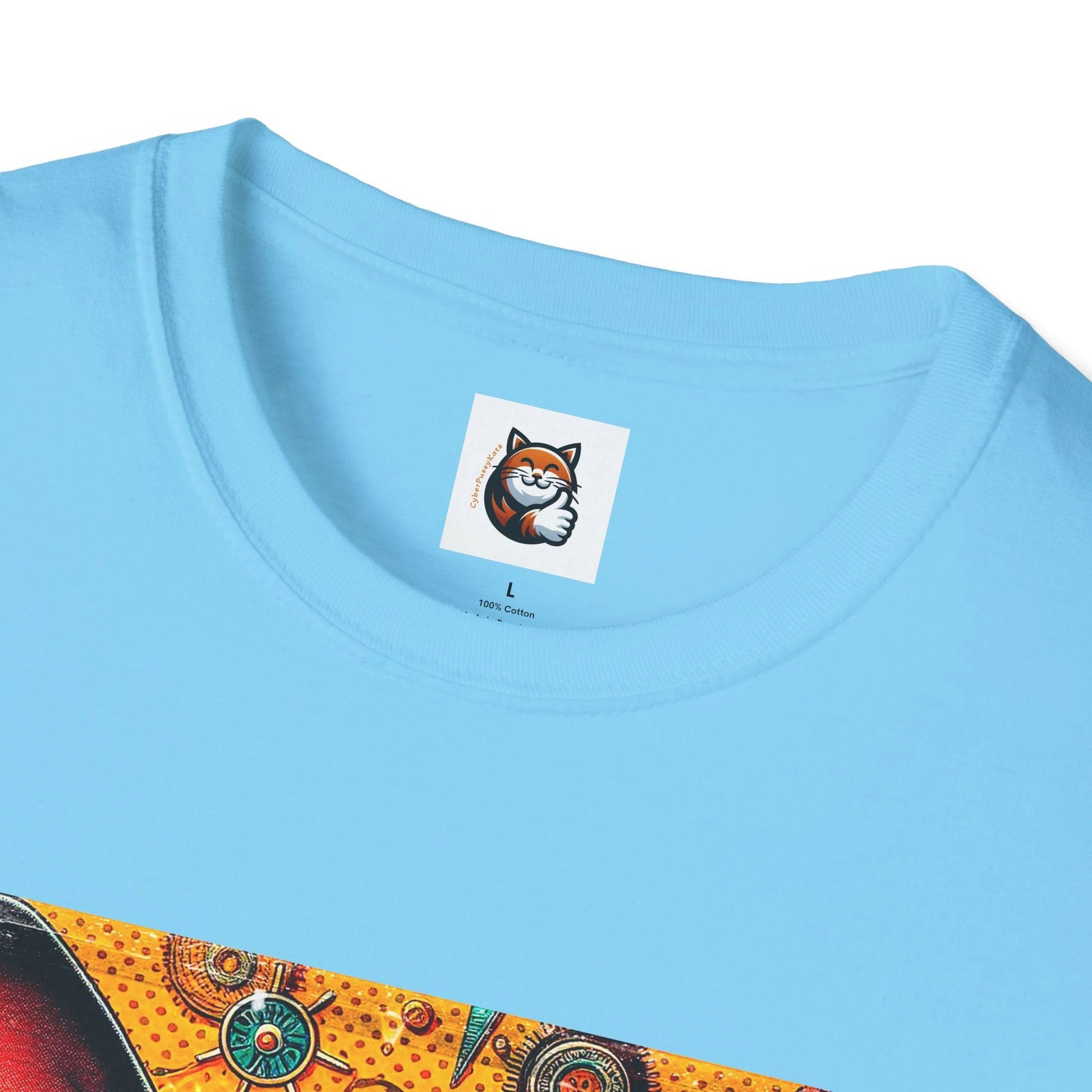 Cornish Rex Cat steam punk T-Shirt by Printify