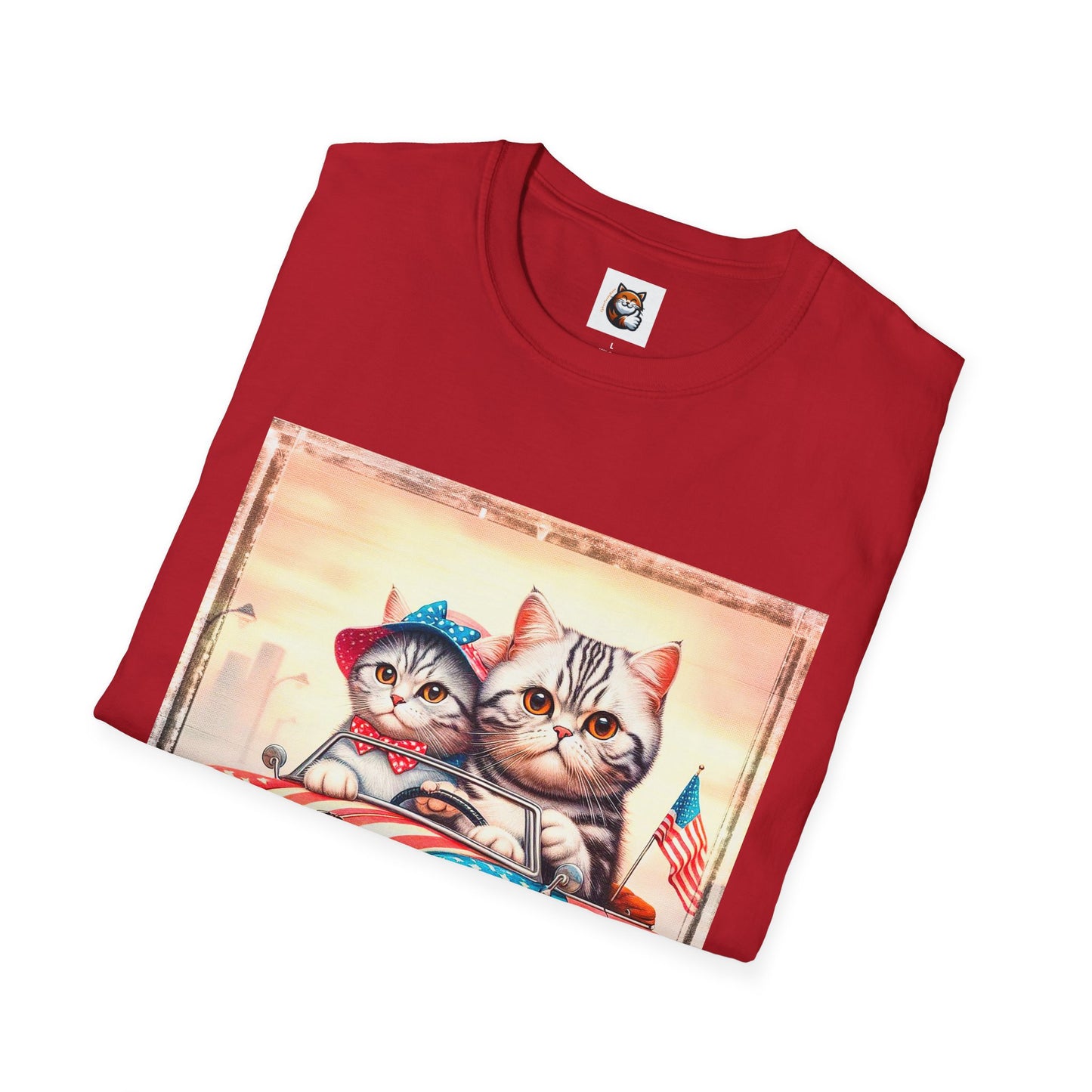 Wacky American Shorthair Unisex Softstyle T-Shirt