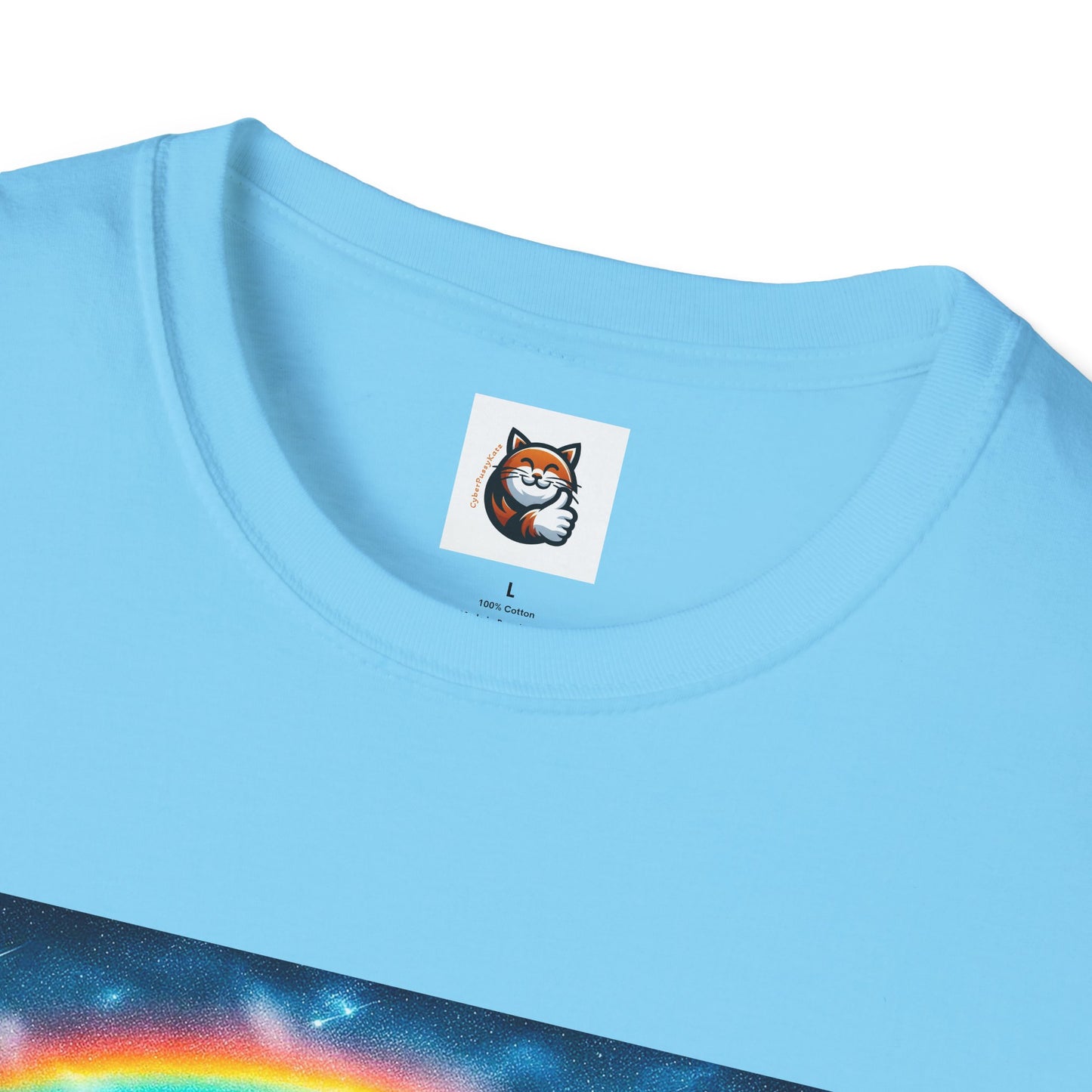 Selkirk Rex Cat T-Shirt  rainbow bridge