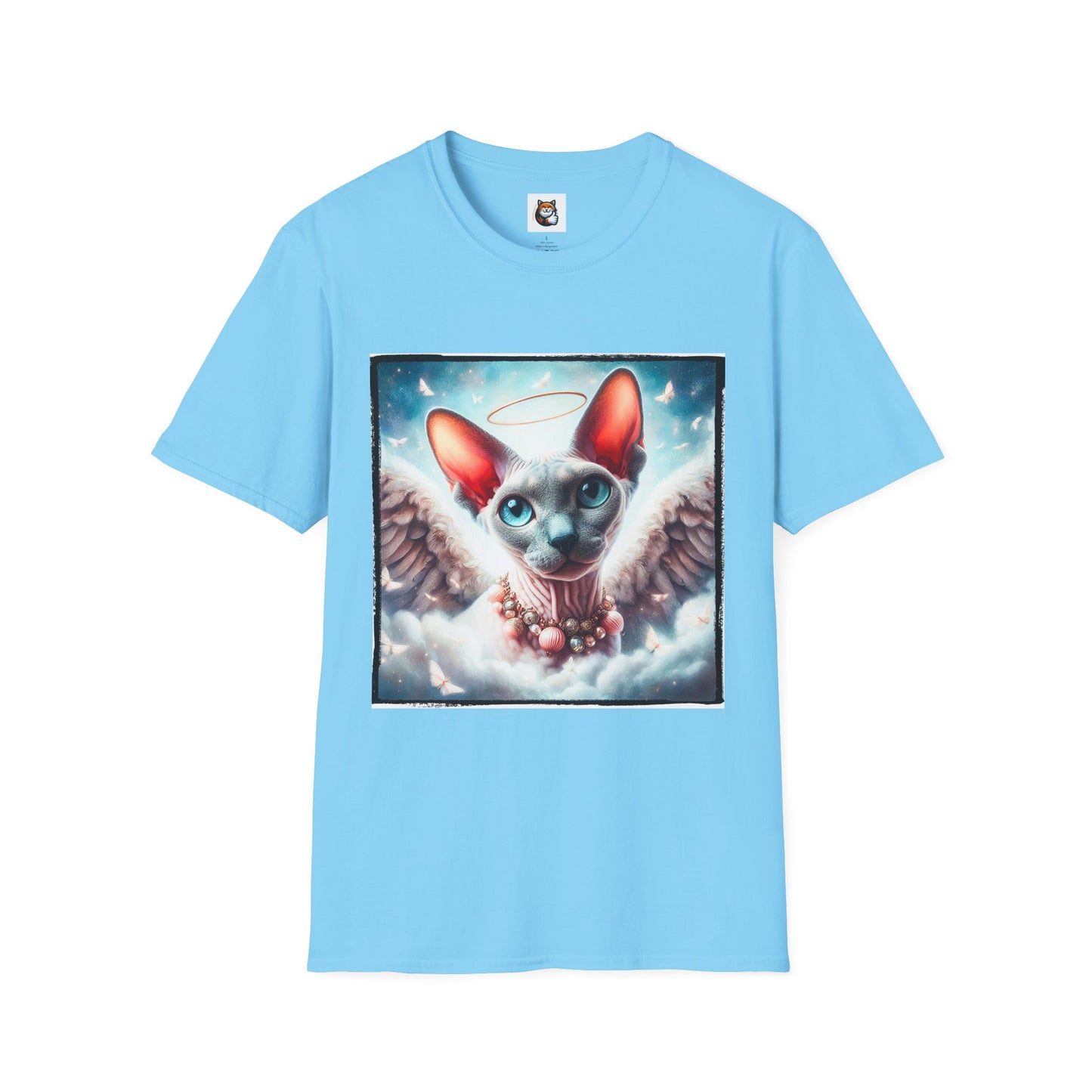 Cornish Rex Cat heavenly Angel  T-Shirt