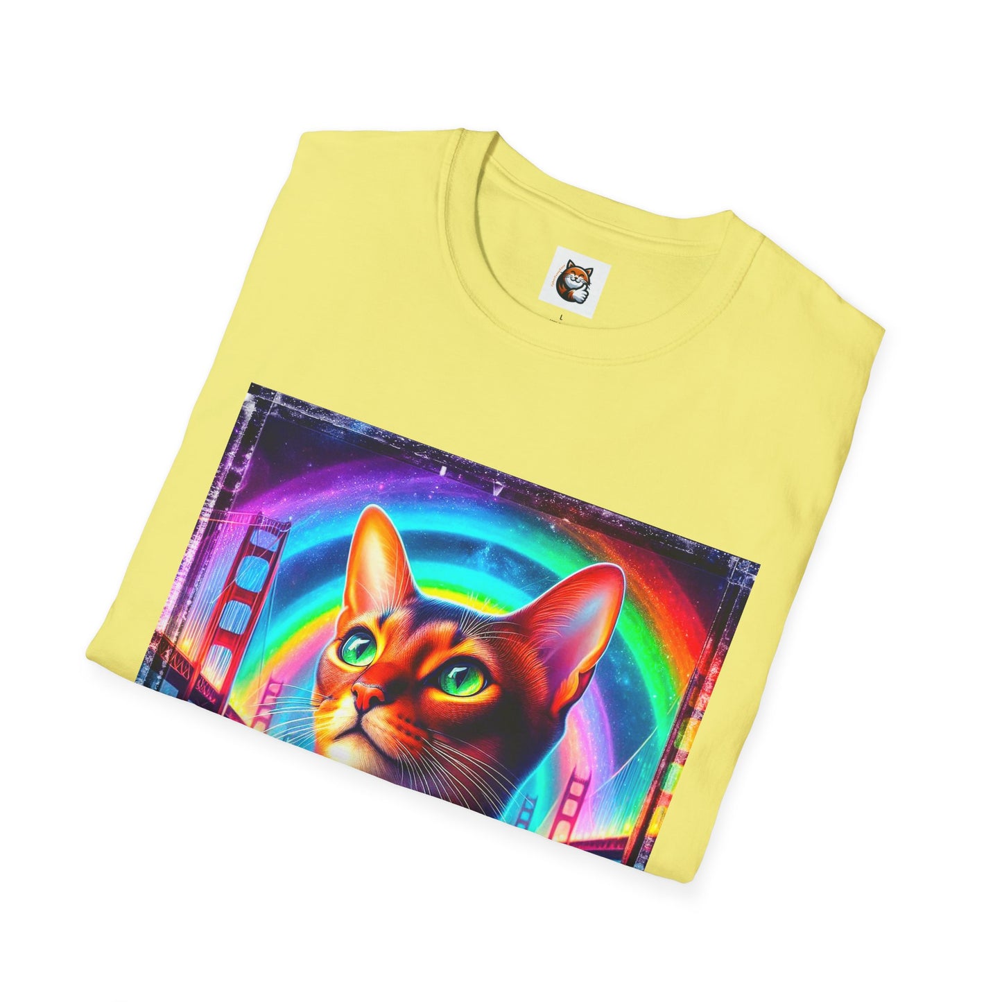Abyssinian rainbow Softstyle T-Shirt