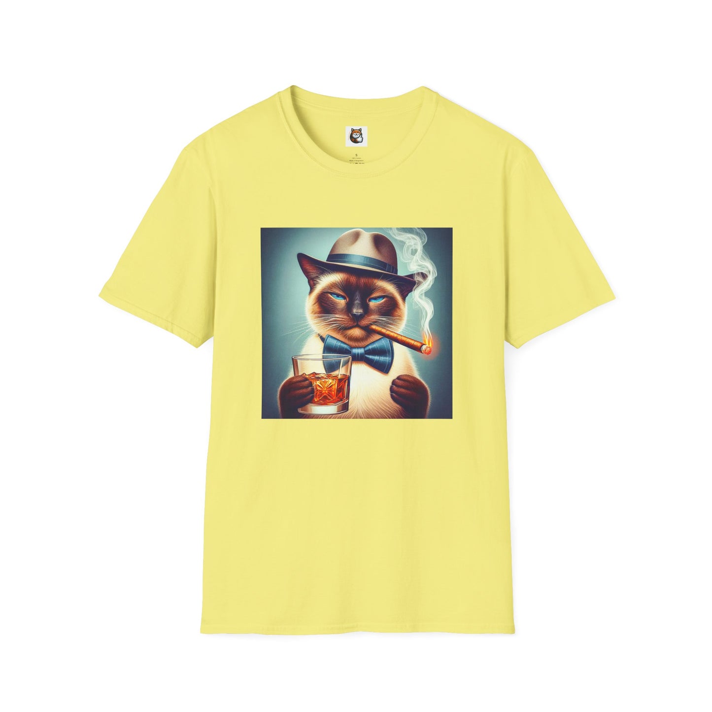 Siamese Cat smoking shirt