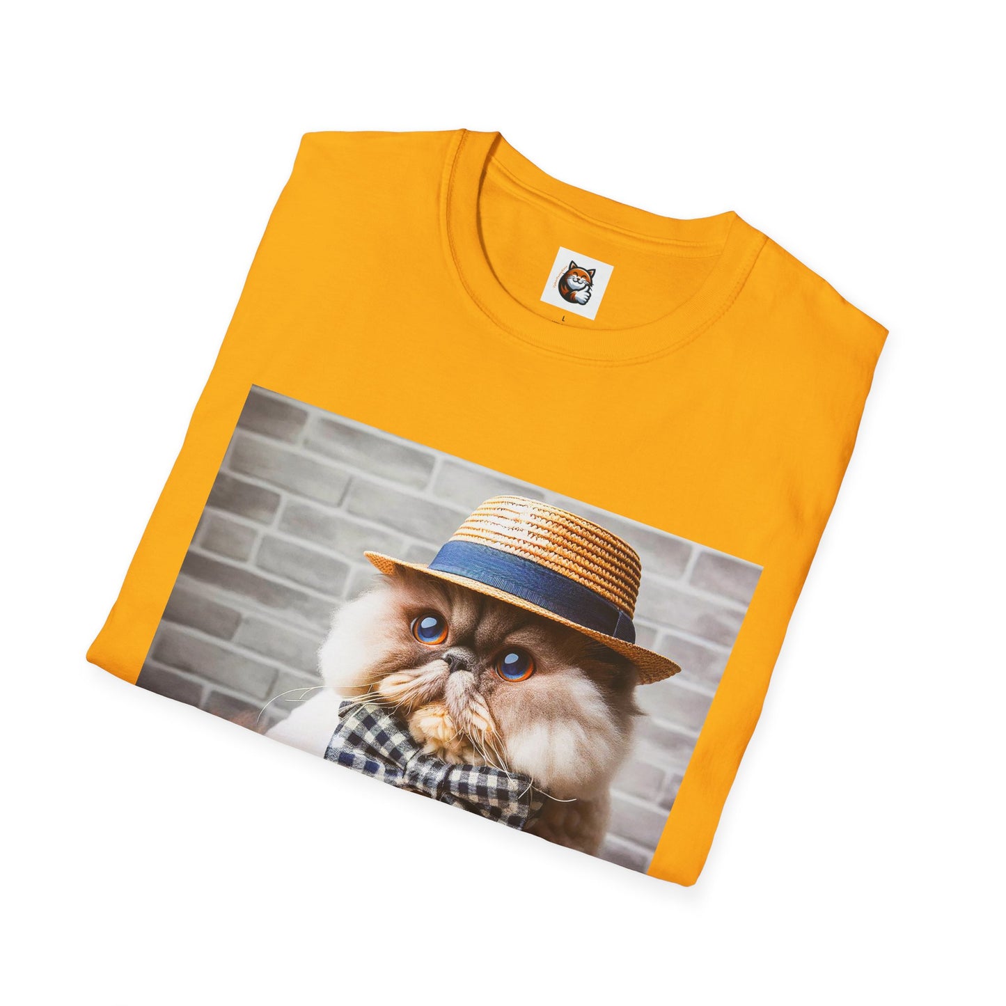 Selkirk Rex Cat T-Shirt hat and bow tie