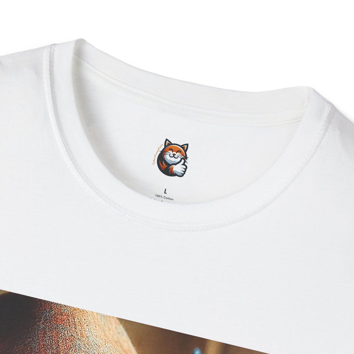 Russian Blue Cat hat and bow tie T-Shirt