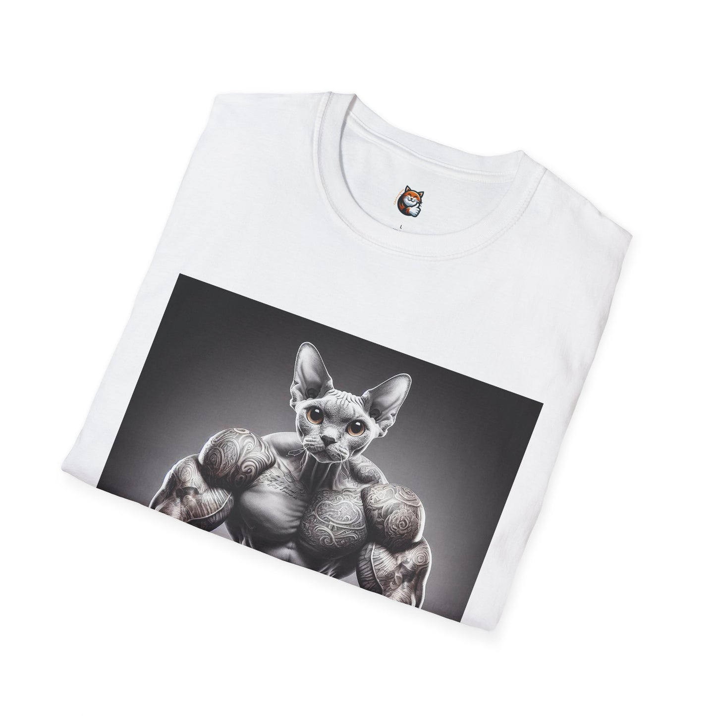 Devon Rex Cat Unisex Softstyle T-Shirt