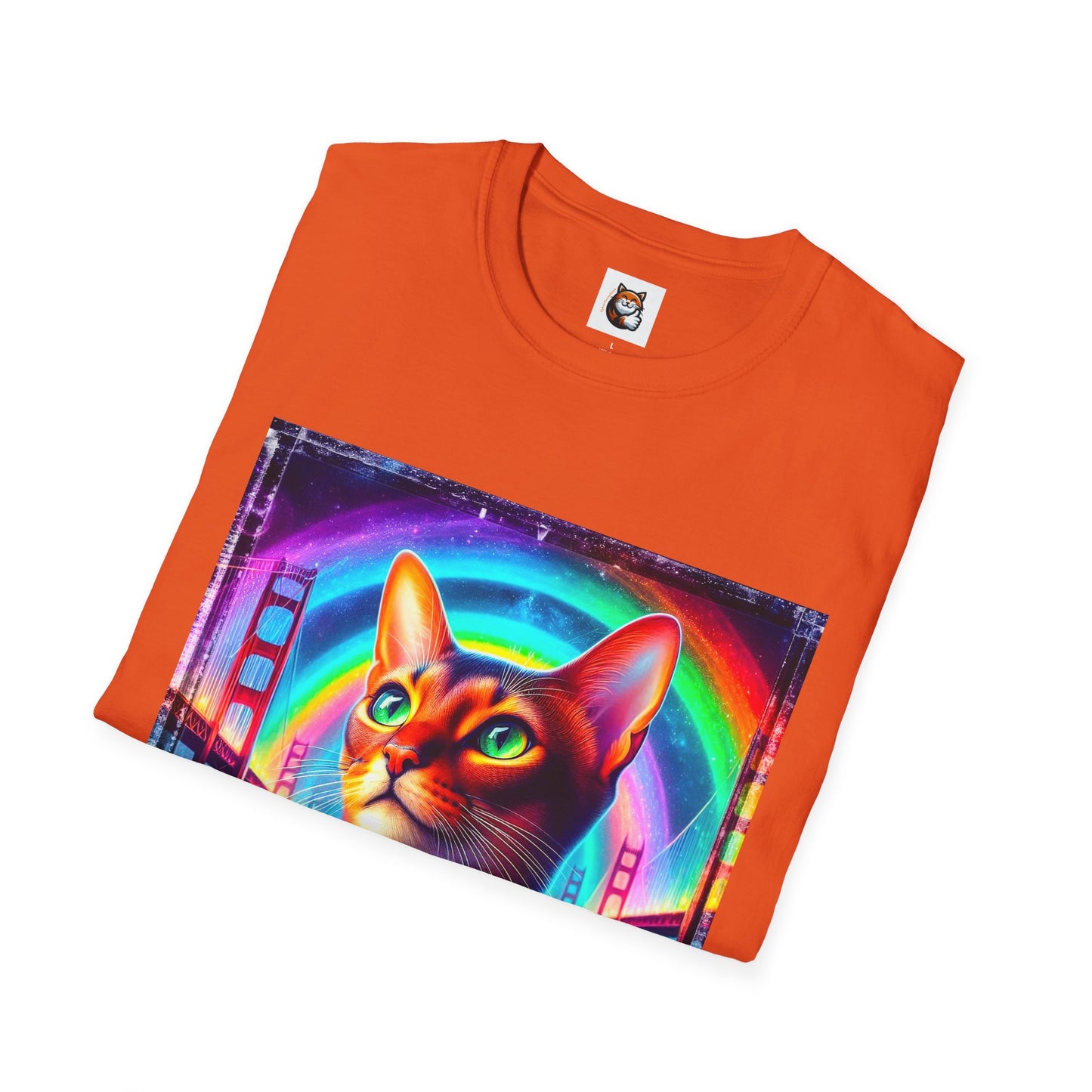 Abyssinian rainbow Softstyle T-Shirt
