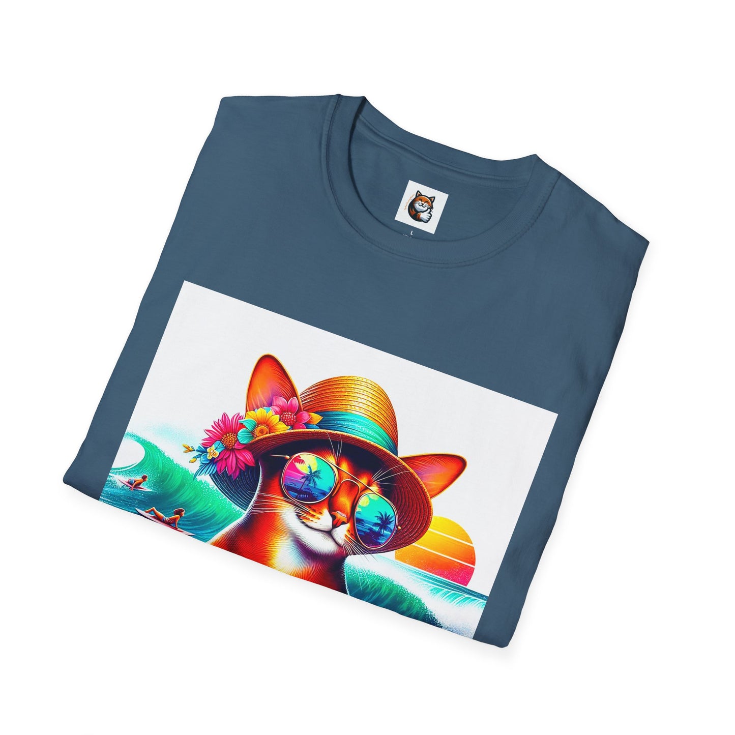Abyssinian surfer Softstyle T-Shirt