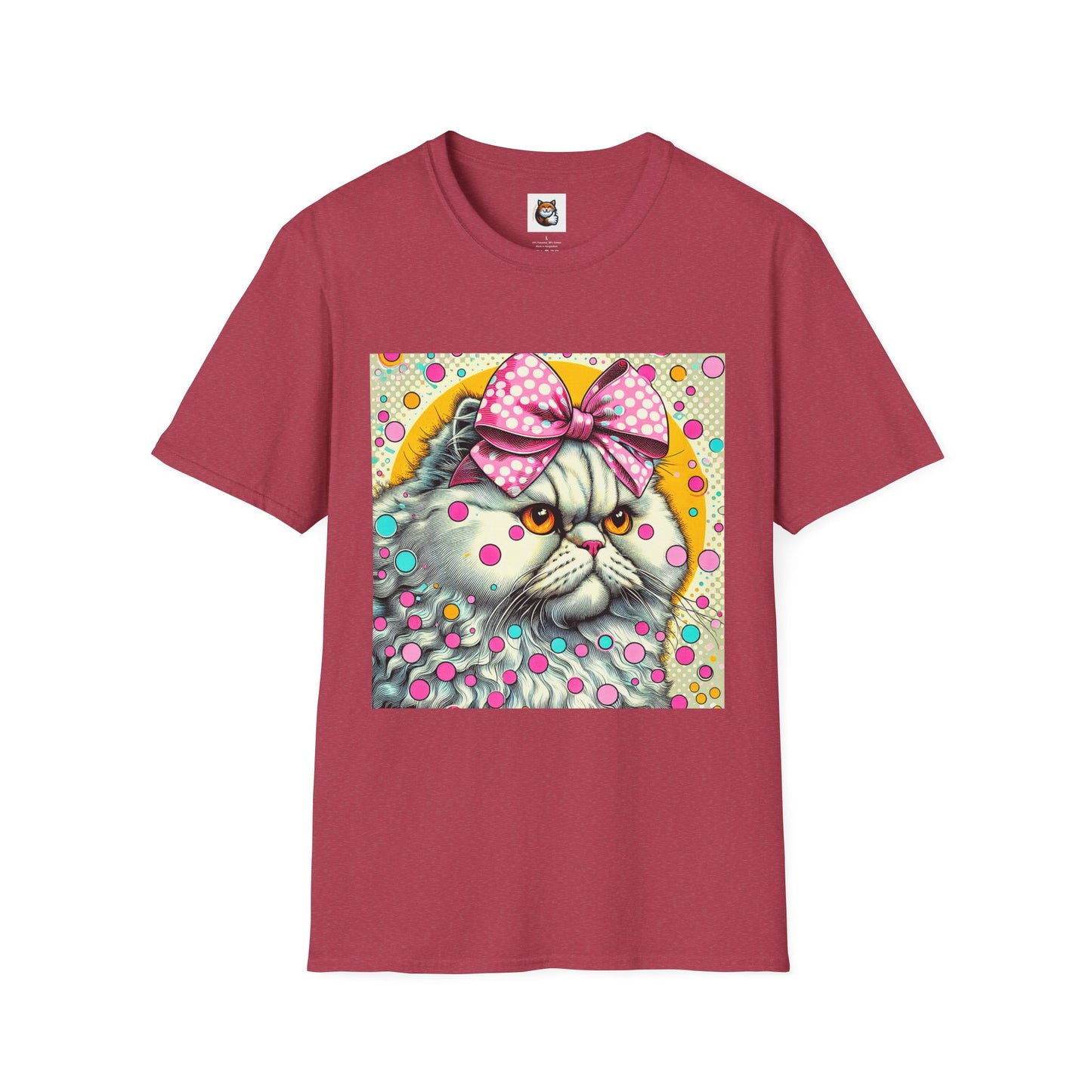 Selkirk Rex Cat T-Shirt angry princess
